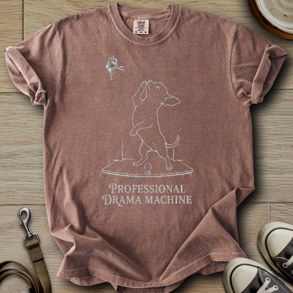 Pro. Drama Machine - Chihuahua T-Shirt