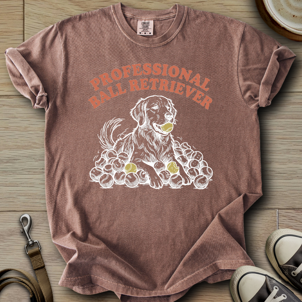 Professional Ball Retriever - Golden T-Shirt