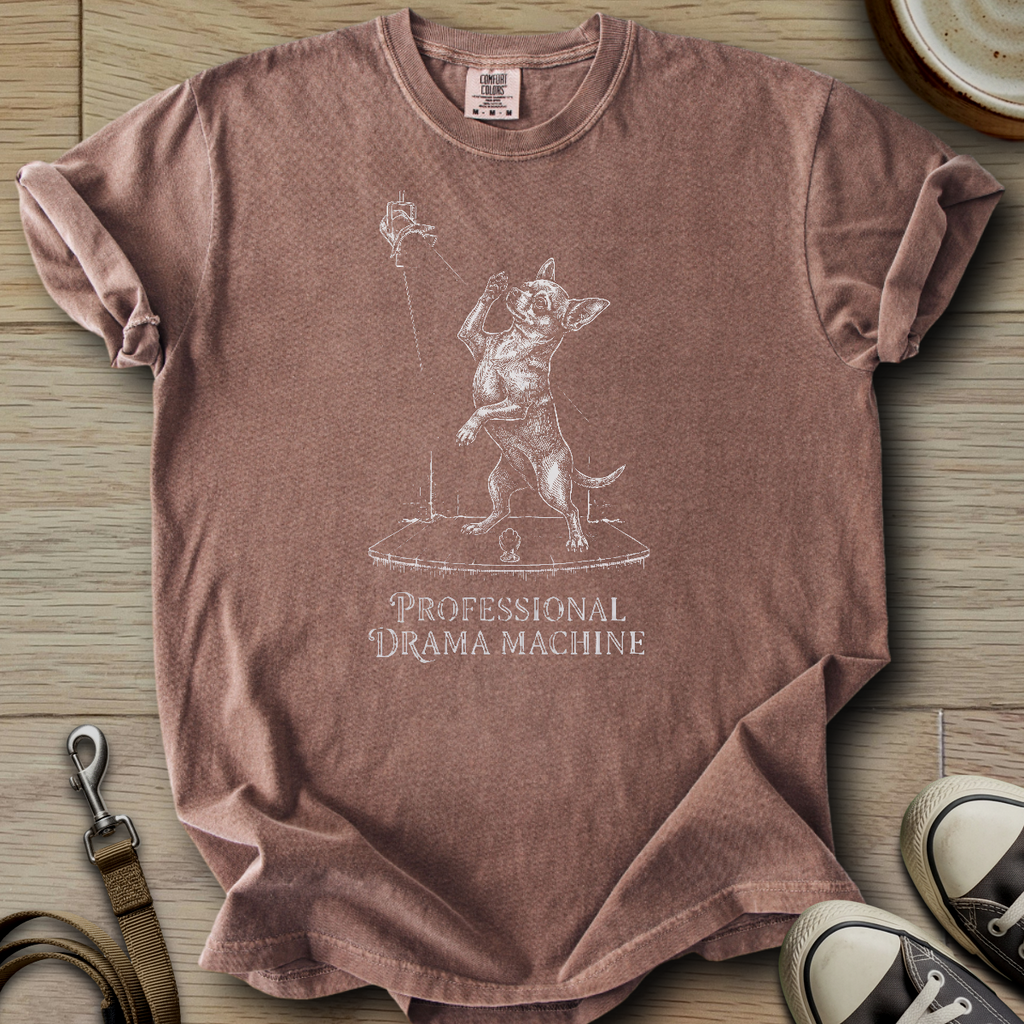 Pro. Drama Machine - Chihuahua T-Shirt