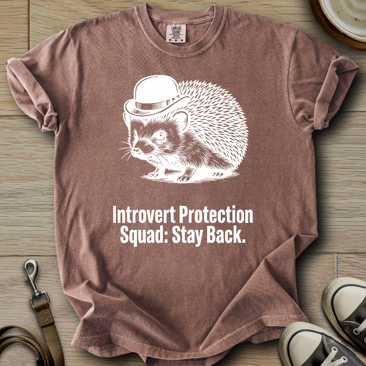 Introvert Protection Squad - Hedgie T-Shirt