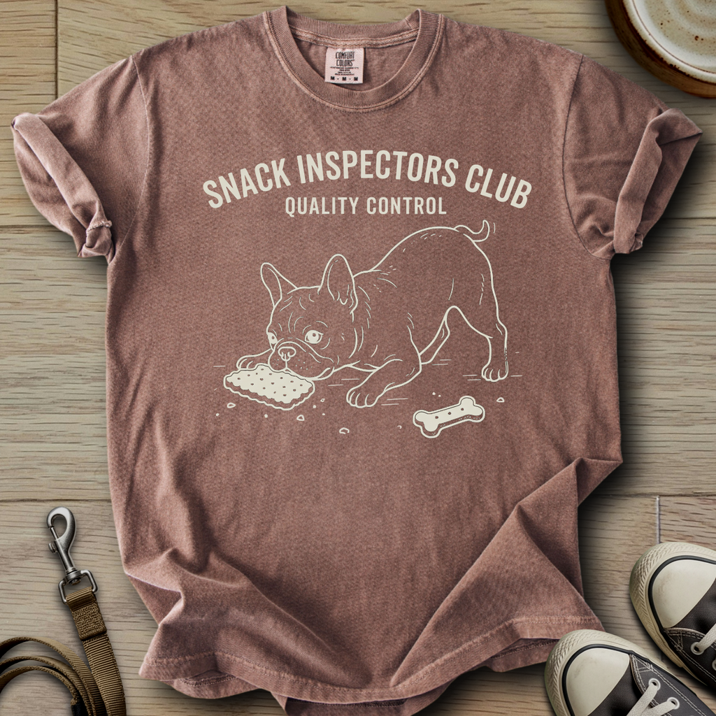 Snack Inspectors Club - Frenchie T-Shirt