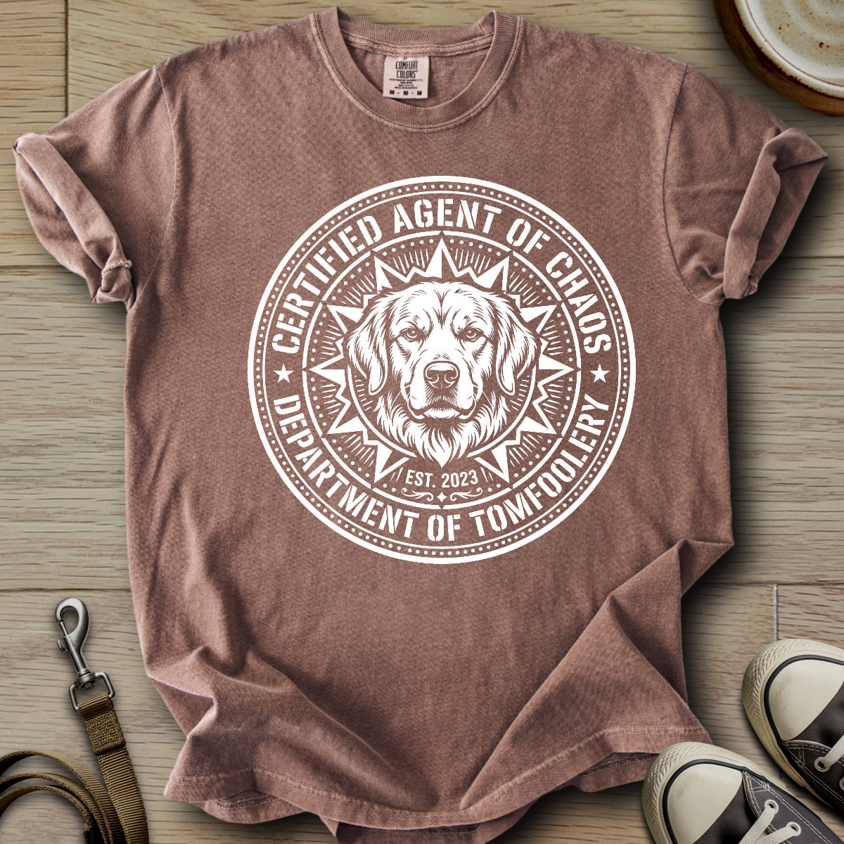 Certified Agent of Chaos - Golden T-Shirt