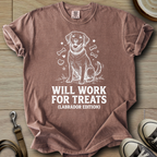 Will Work for Treats - Labrador T-Shirt