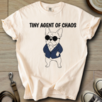 Tiny Agent of Chaos - Frenchie T-Shirt