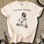 Off to Cause a Kerfuffle - Pug T-Shirt ©