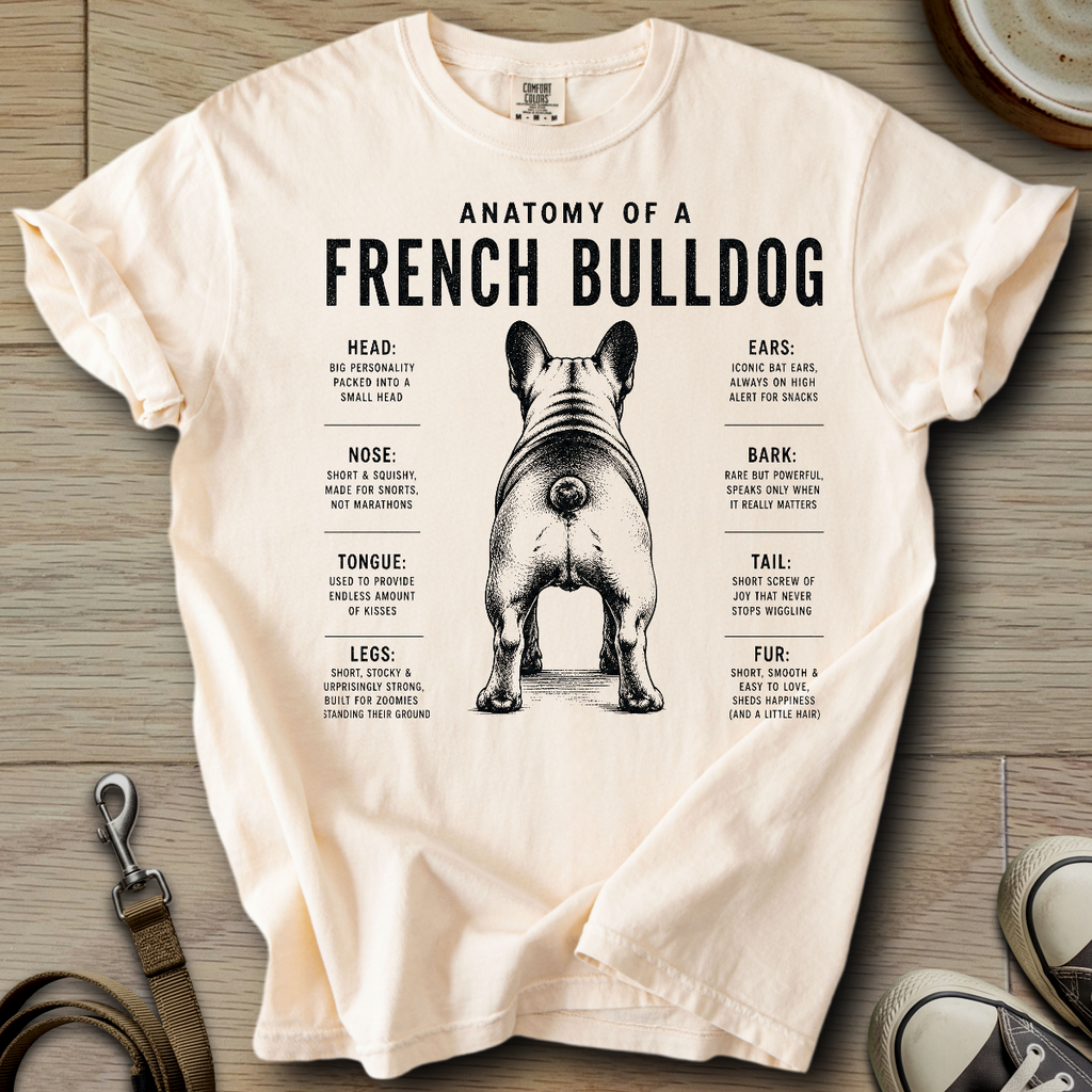 Anatomy of a Frenchie I T-Shirt