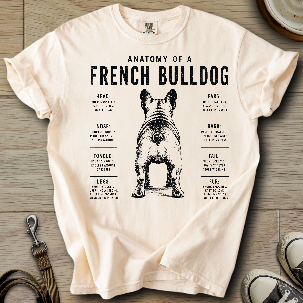 Anatomy of a Frenchie I T-Shirt
