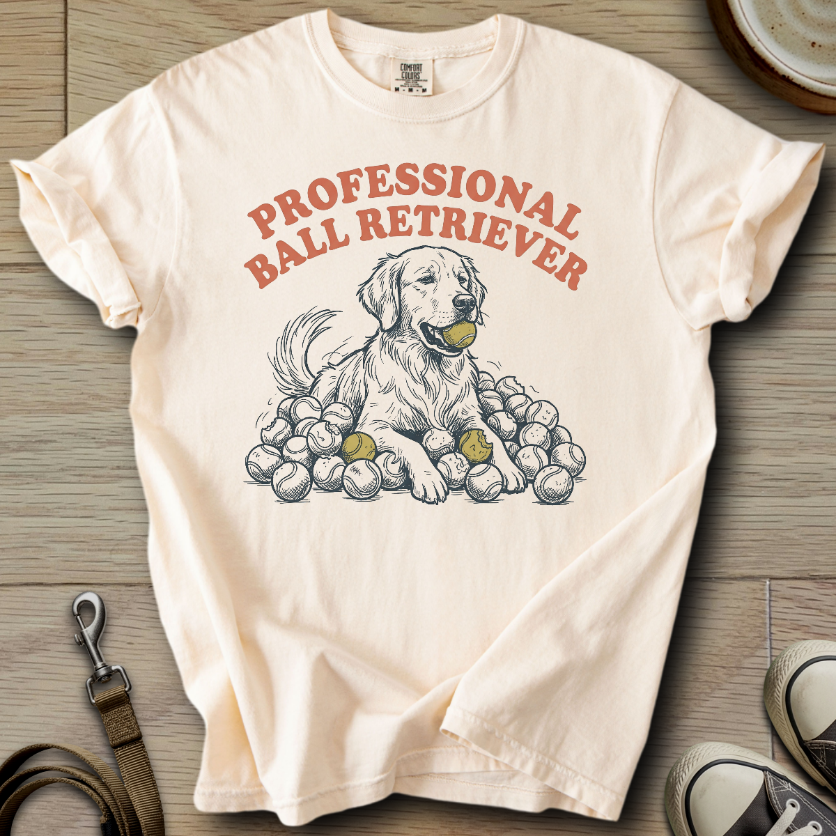 Professional Ball Retriever - Golden T-Shirt