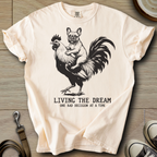 Living The Dream - Frenchie T-Shirt ©