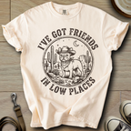 Got Friends in Low Places - Frenchie T-Shirt