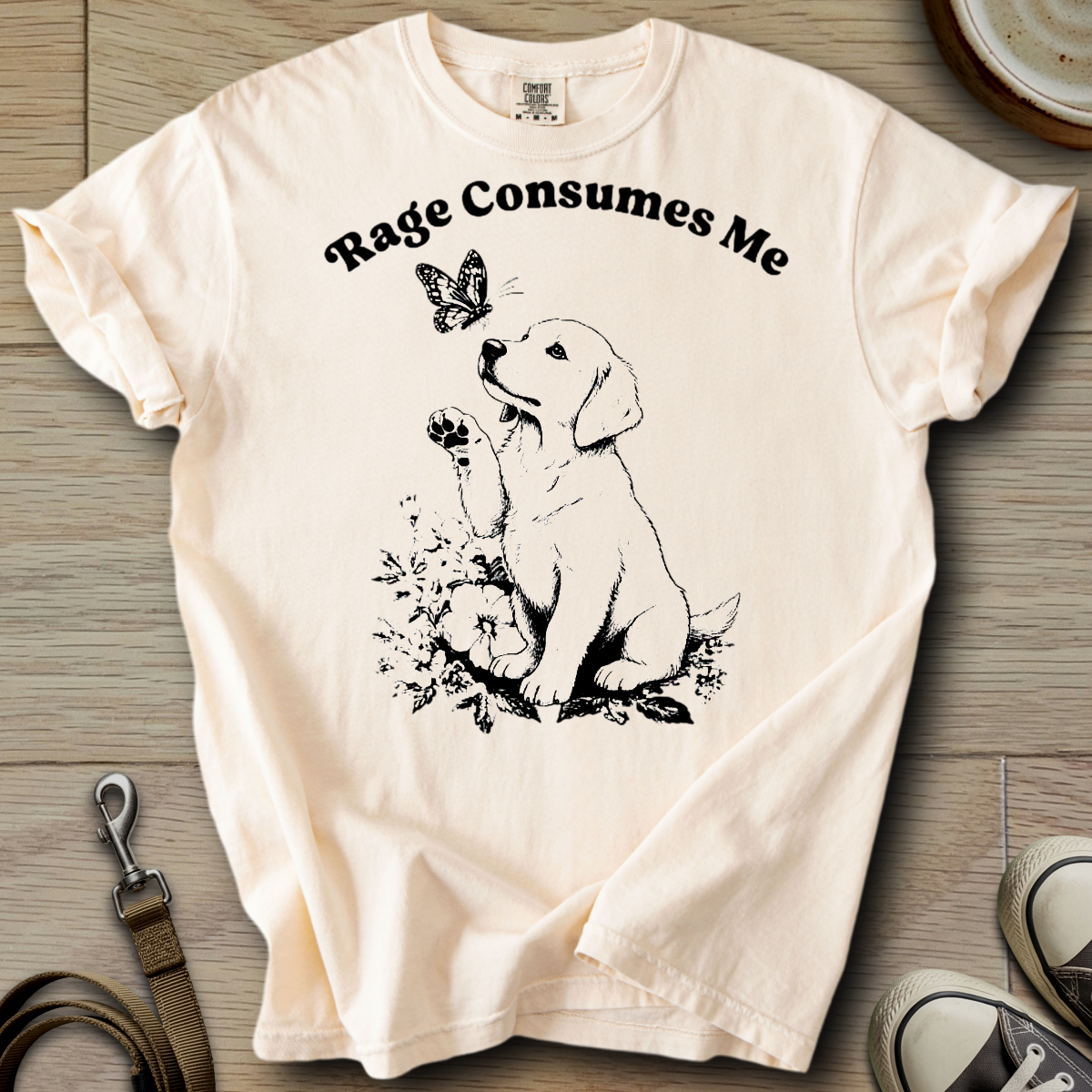 Rage Consumes Me - Golden T-Shirt