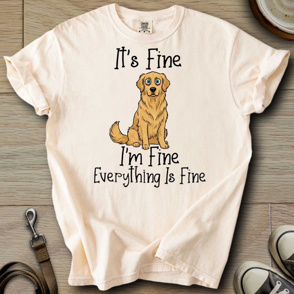 Everything is Fine - Golden T-Shirt