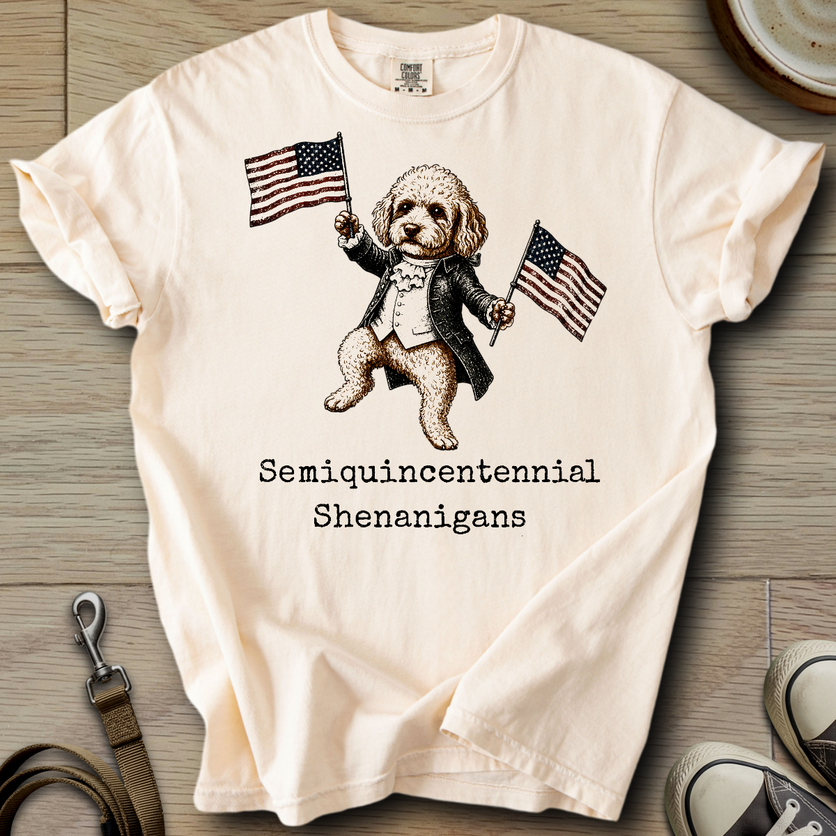 Semiquincentennial Shenanigans - Poodle T-Shirt