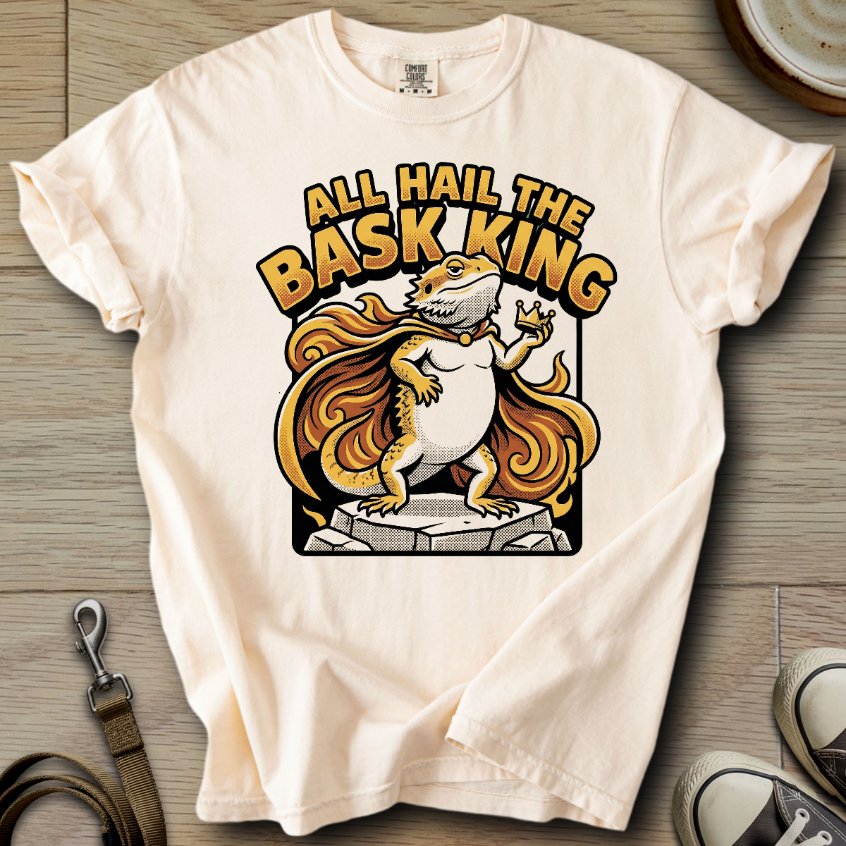 All Hail the Bask King - Beardie T-Shirt