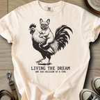 Living The Dream - Frenchie T-Shirt ©