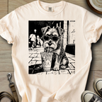Cool Schnauzer drinking  T-Shirt