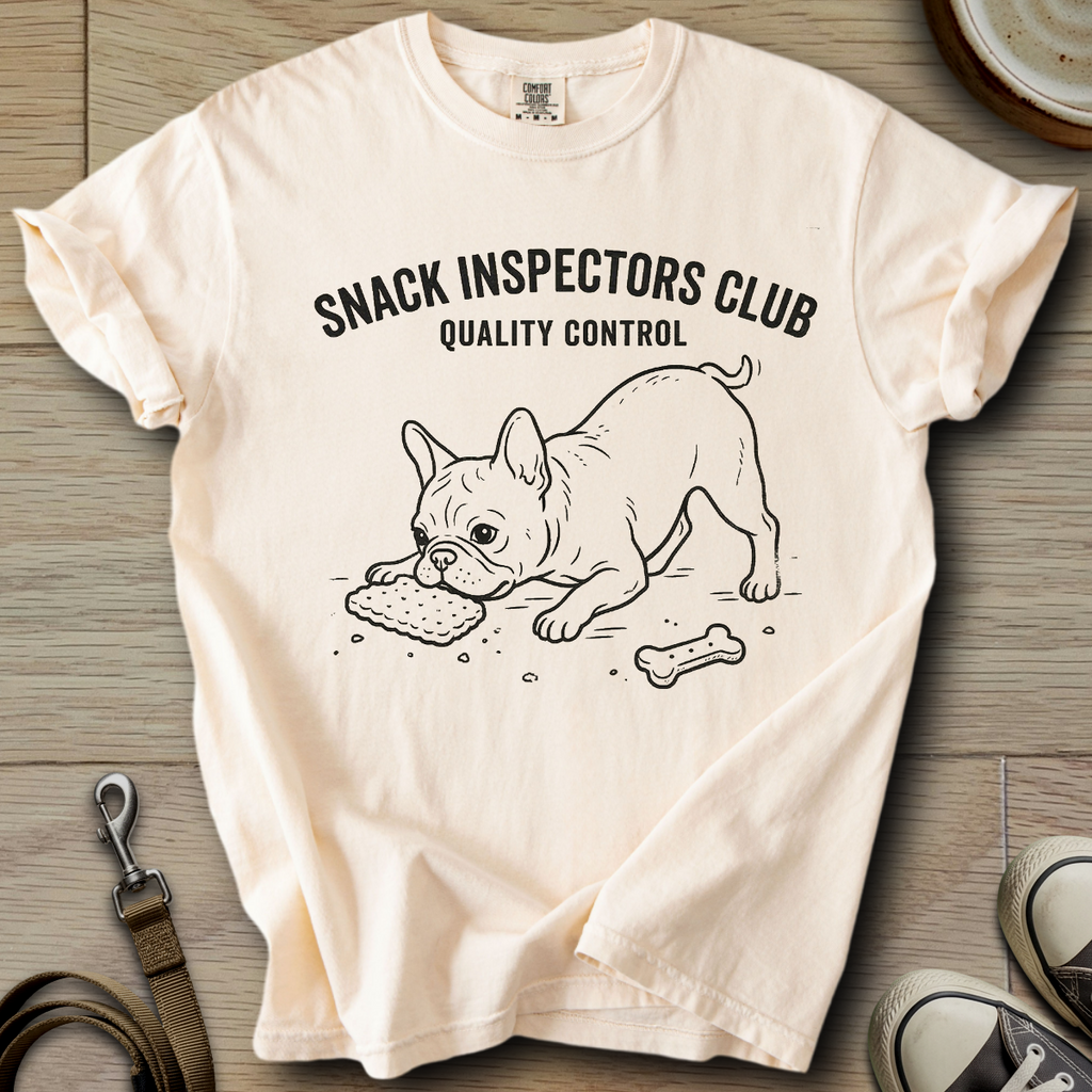 Snack Inspectors Club - Frenchie T-Shirt
