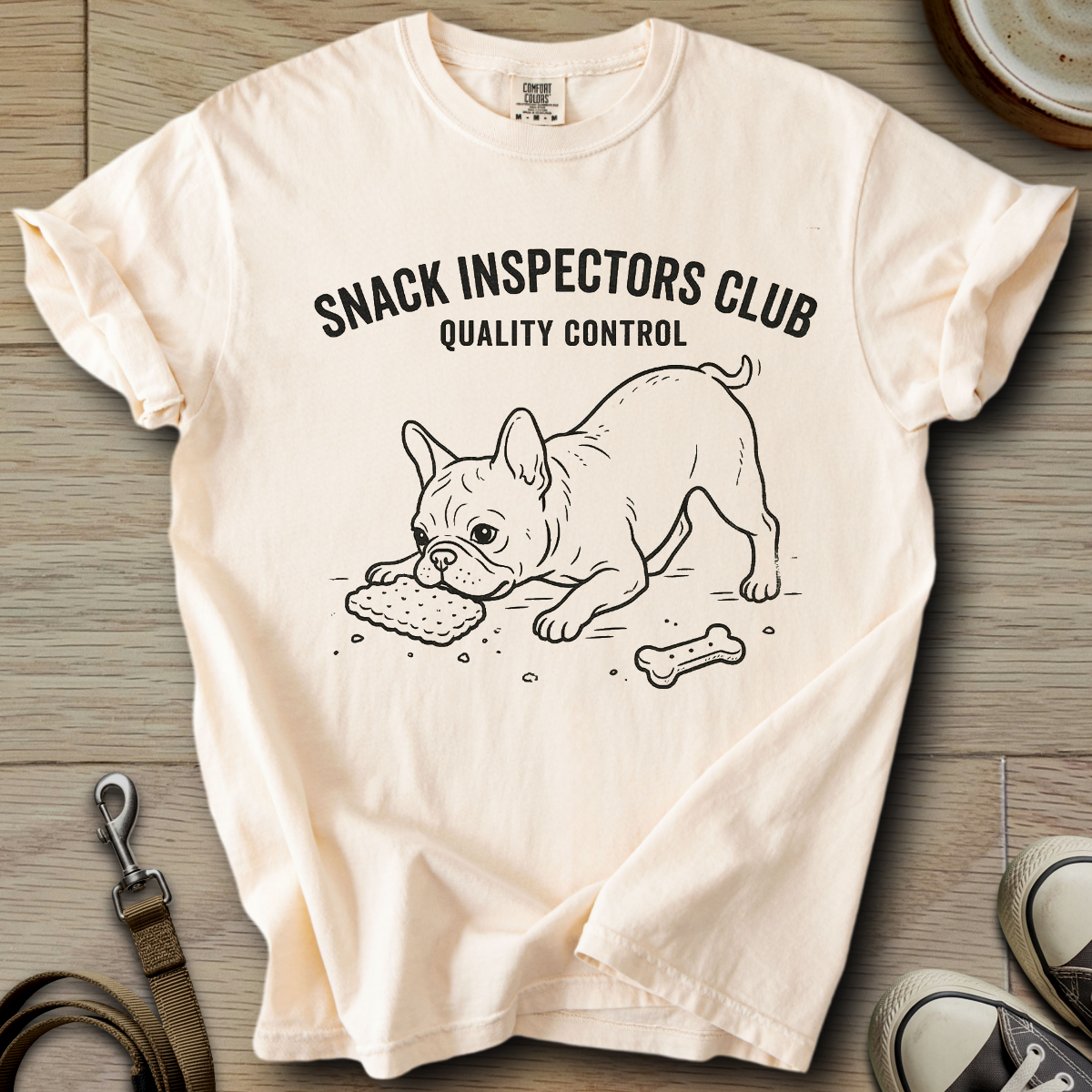 Snack Inspectors Club - Frenchie T-Shirt