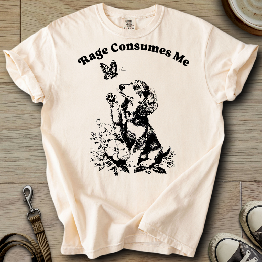 Rage Consumes Me - Doxie T-Shirt