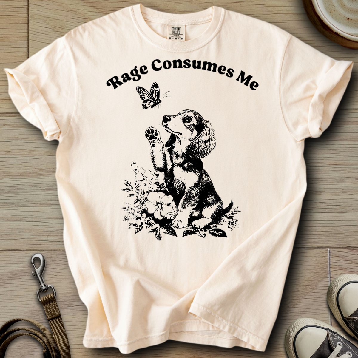 Rage Consumes Me - Doxie T-Shirt
