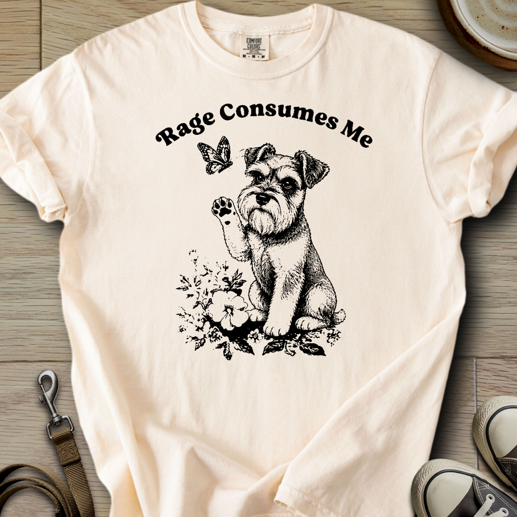 Rage Consumes me - Schnauzer T-Shirt