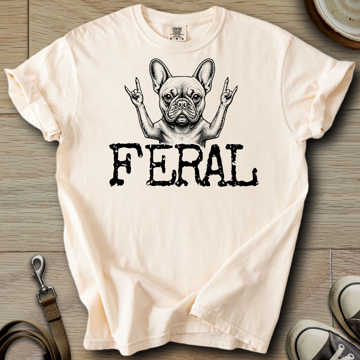 Feral - Frenchie T-Shirt