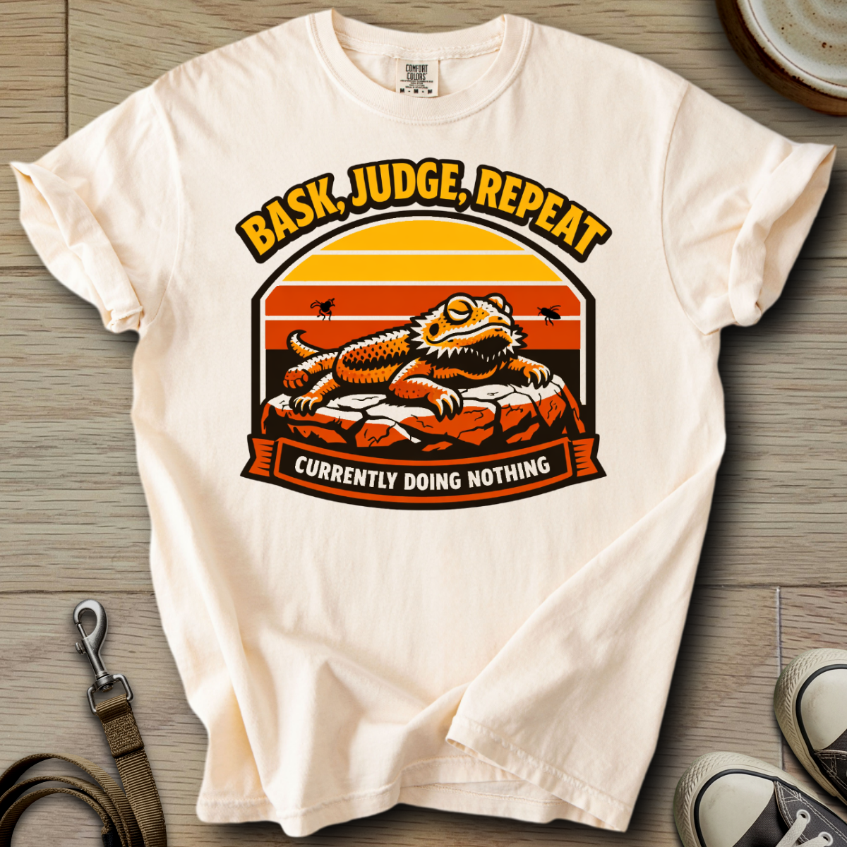 Bask, Judge, Repeat - Beardie T-Shirt