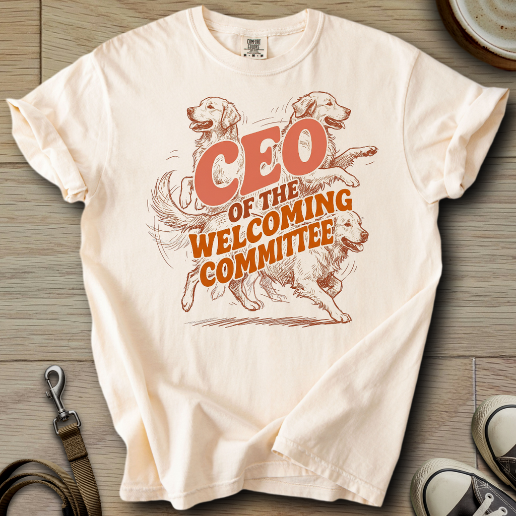CEO of The Welcoming Committee - Golden T-Shirt