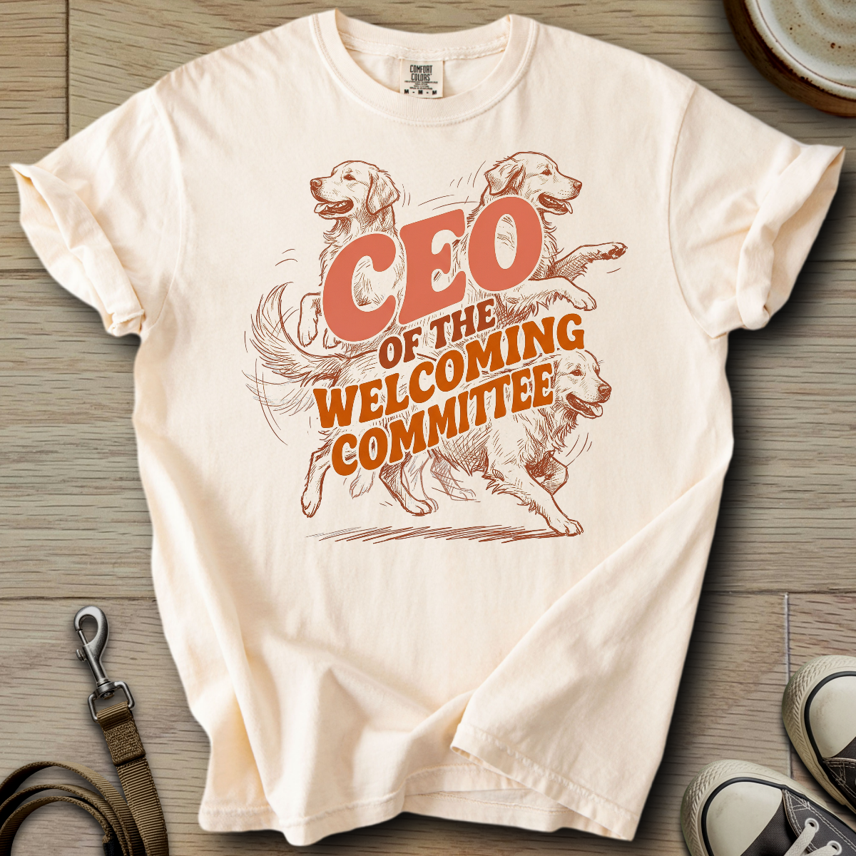 CEO of The Welcoming Committee - Golden T-Shirt