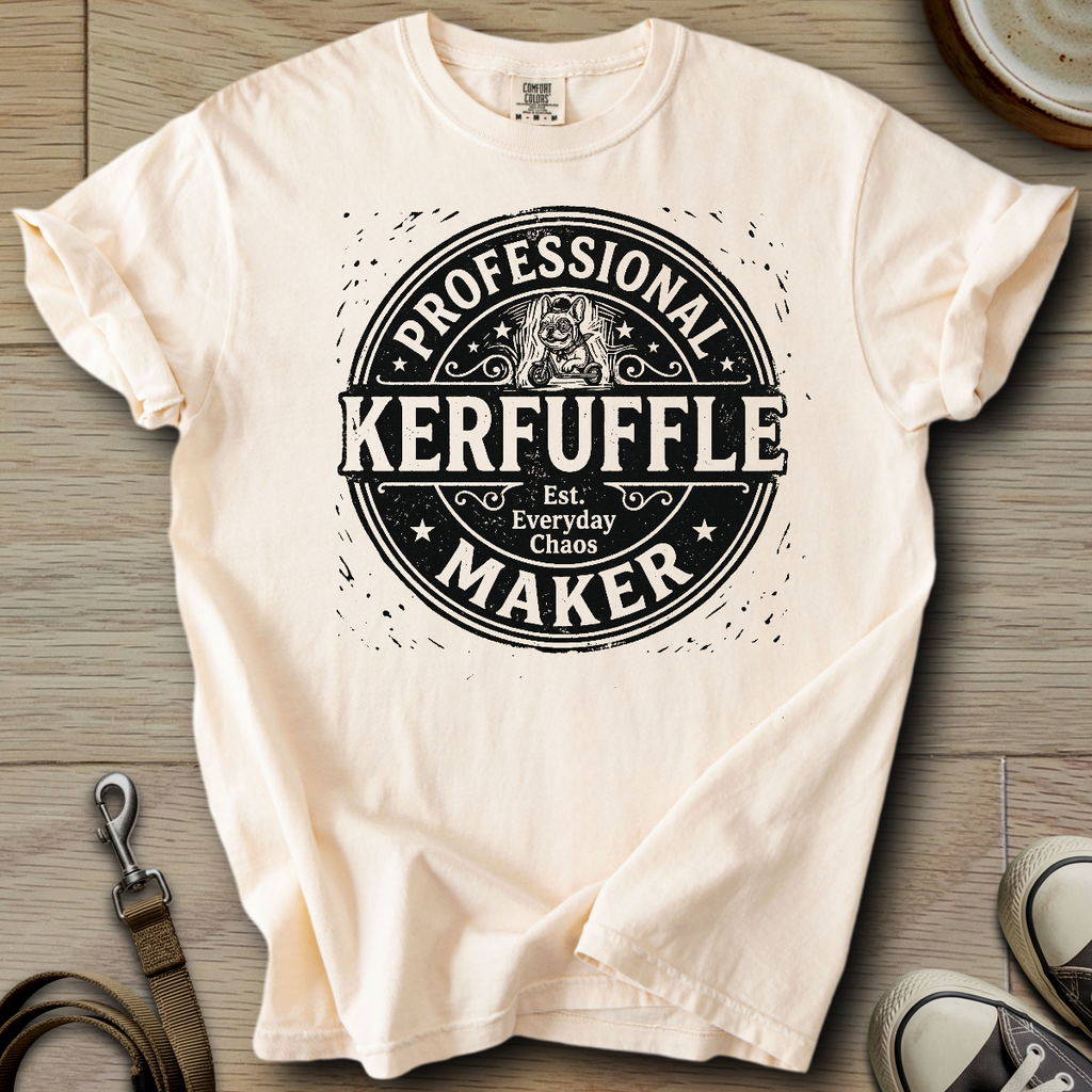 Professional Kerfuffle Maker - Frenchie T-Shirt
