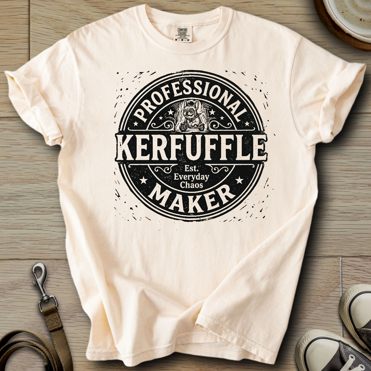 Professional Kerfuffle Maker - Frenchie T-Shirt