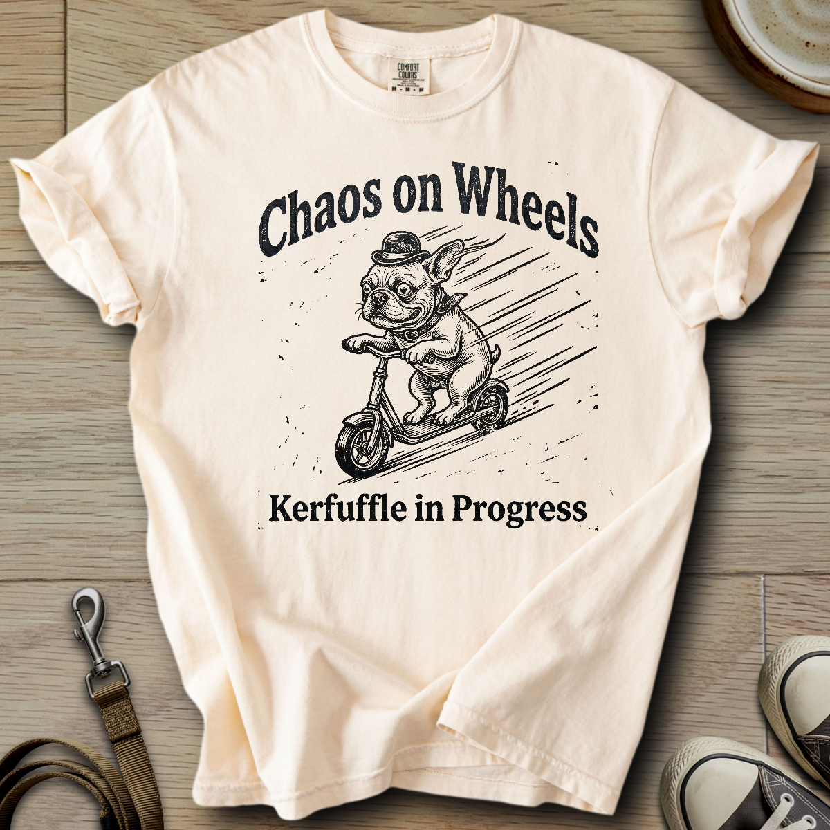 Chaos on Wheels - Frenchie T-Shirt