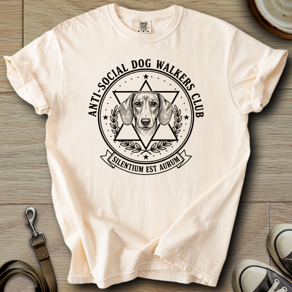 Anti-Social Dog Walkers Club - Doxie T-Shirt