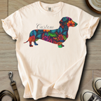 Personalized Name dog silhouette - Doxie T-Shirt