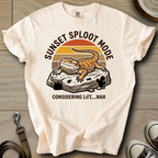 Sunset Sploot Mode - Beardie T-Shirt