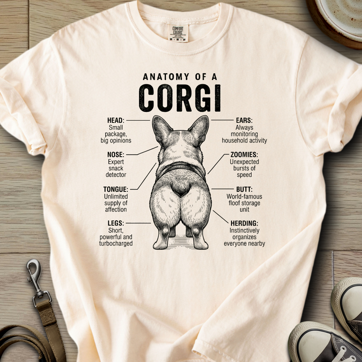 Anatomy of a Corgi I T-Shirt