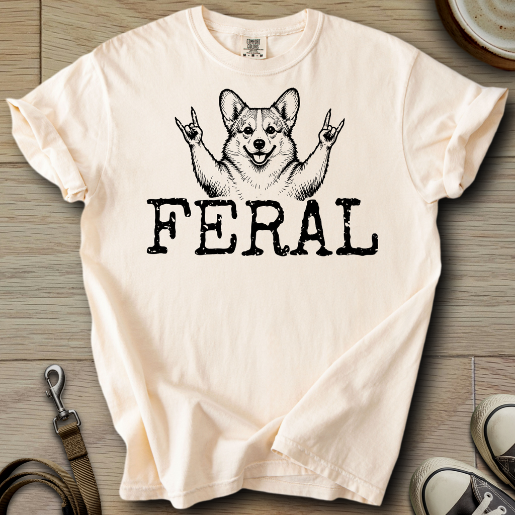 Feral - Corgi T-Shirt