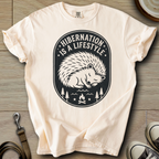 Hibernation is a Lifestyle - Hedgie T-Shirt