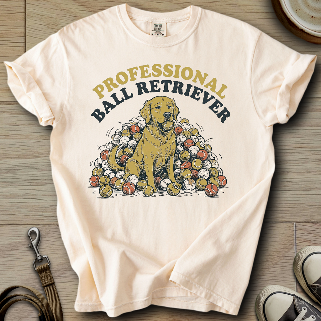 Professional Ball Retriever - Golden T-Shirt