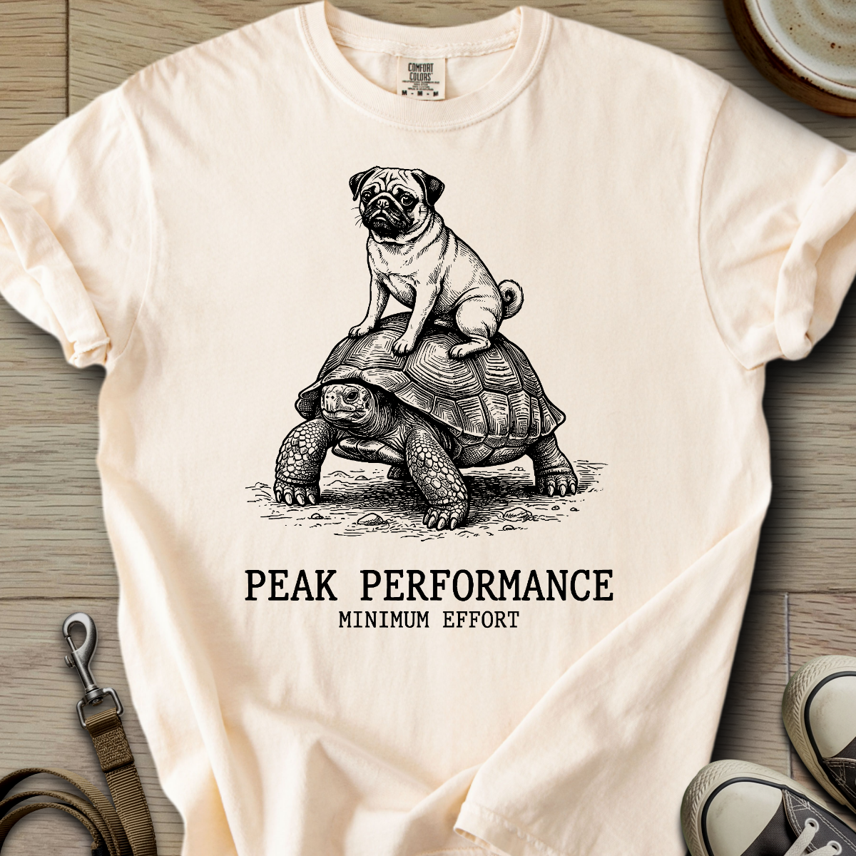 Peak Performance - Pug T-Shirt