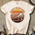 Sunset Sploot Mode - Beardie T-Shirt