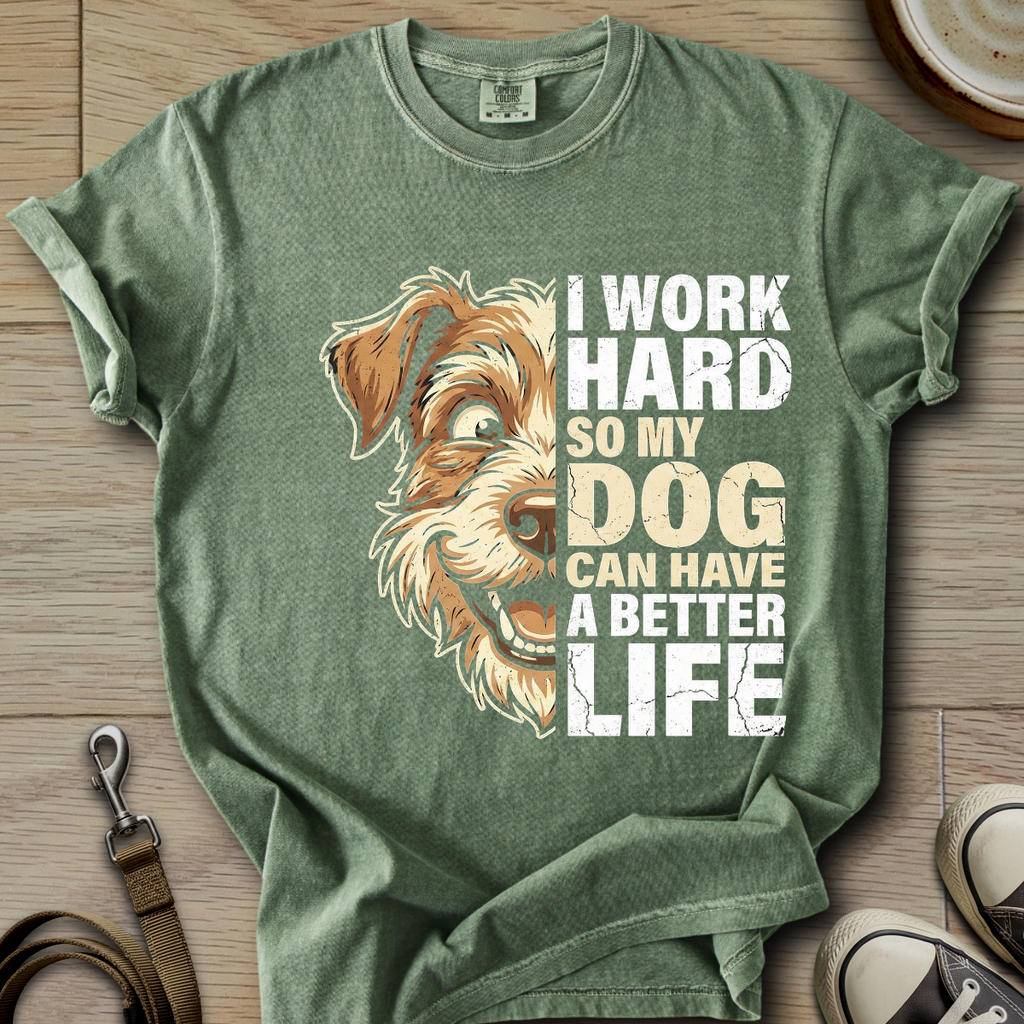 My Dog can have a better Life - Parson T-Shirt