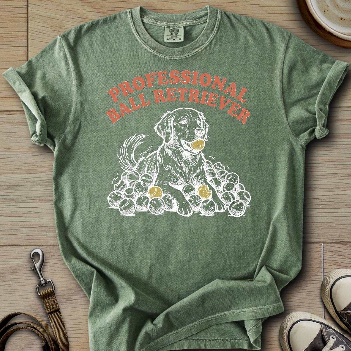 Professional Ball Retriever - Golden T-Shirt