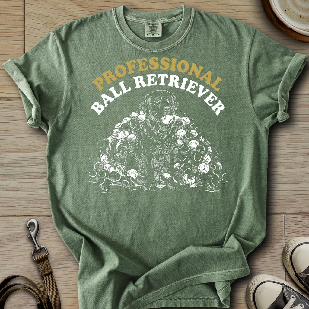 Professional Ball Retriever - Golden T-Shirt