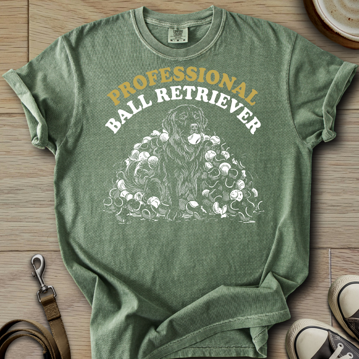 Professional Ball Retriever - Golden T-Shirt
