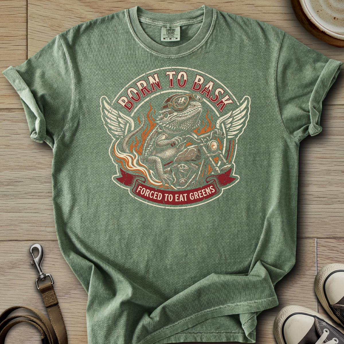 Born to Bask - Beardie T-Shirt