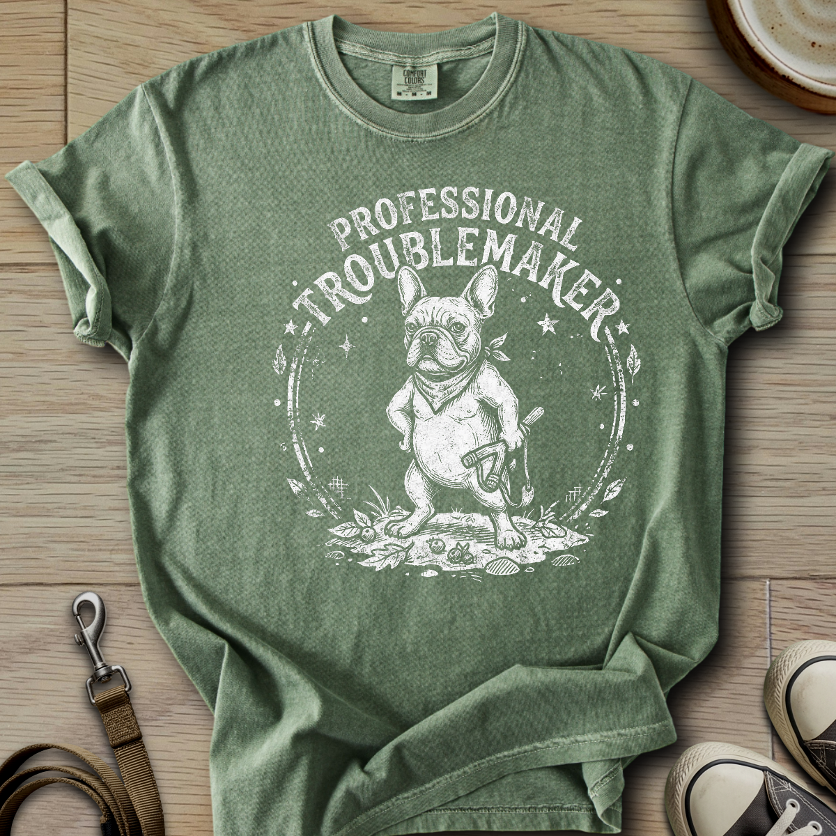 Professional Troublemaker - Frenchie T-Shirt ©