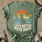 Life is Better W/Dogs - Labrador T-Shirt