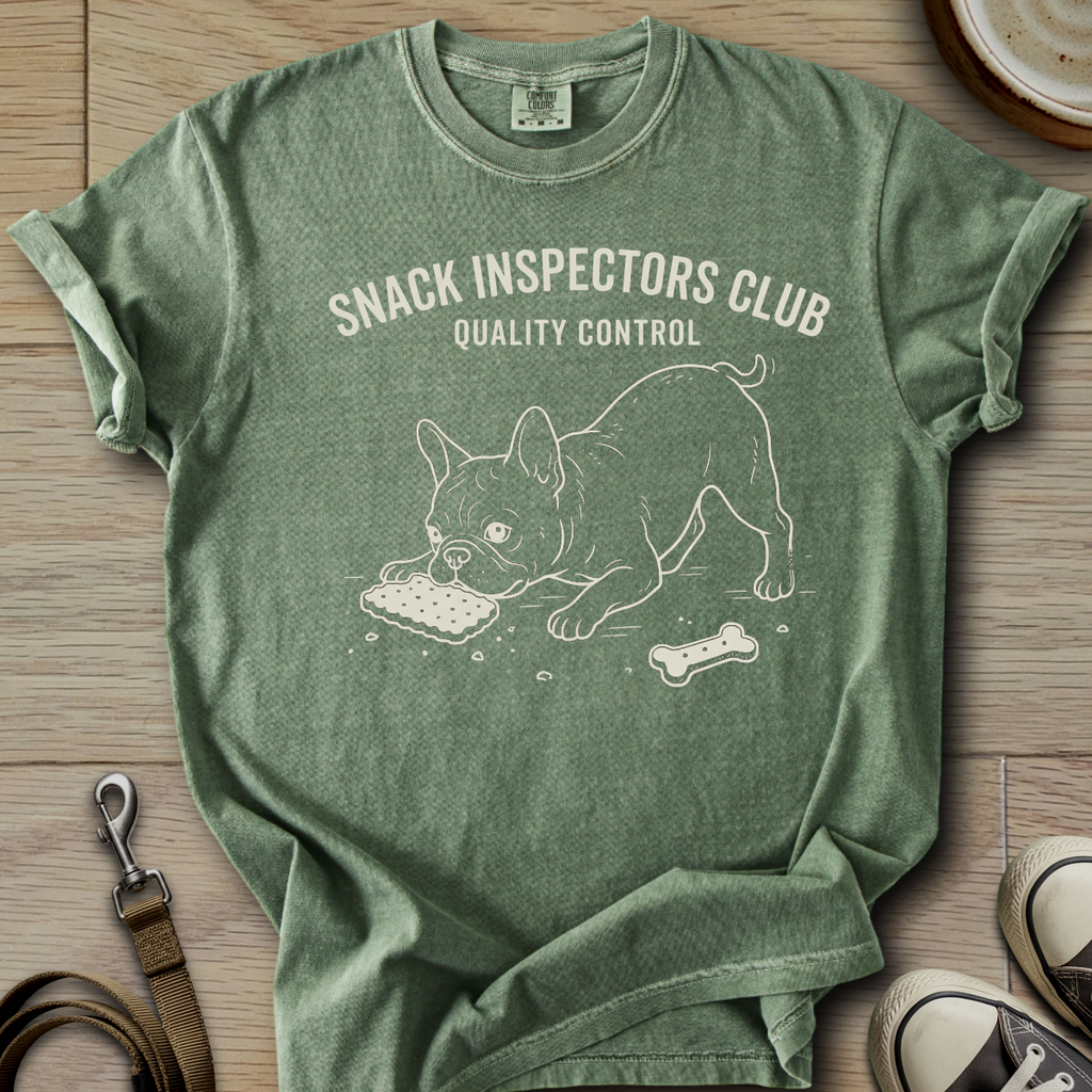 Snack Inspectors Club - Frenchie T-Shirt