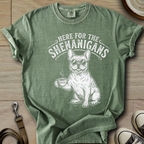 Here for the Shenanigans - Frenchie T-Shirt
